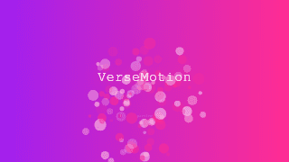 Bubblegum lyric video template preview