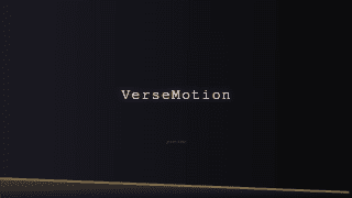 Film Title lyric video template preview