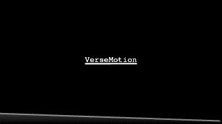 Minimal Black lyric video template preview
